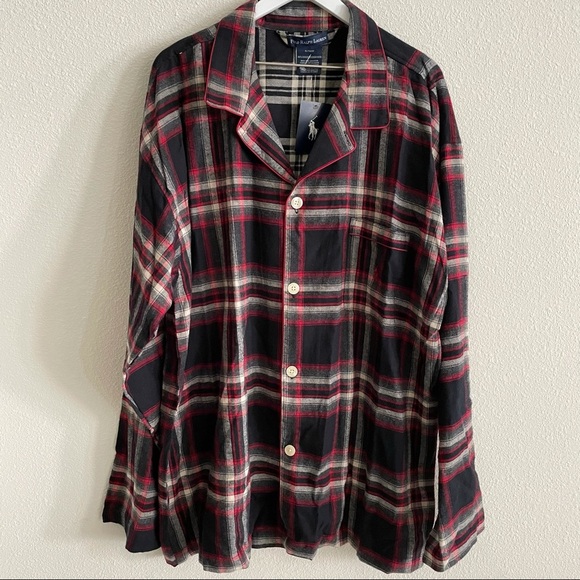 Polo Ralph Lauren Men’s Plaid Pajama Top Size XL - Picture 1 of 9